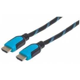 CABLE MANHATTAN HDMI V2.0 TEXTIL M-M 3.0 MTS 354813