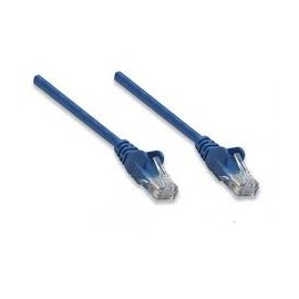 CABLE PATCH INTELLINET CAT 5E UTP 25.0F/7.6MTS AZUL