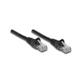 CABLE PATCH INTELLINET CAT5E UTP 100% COBRE, RJ-45 MACHO - RJ-45 MACHO, 1 M, NEGRO, 320740