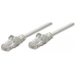 CABLE PATCH INTELLINET CAT5E UTP 100% COBRE, RJ-45 MACHO - RJ-45 MACHO, 1 METRO, GRIS, 318921