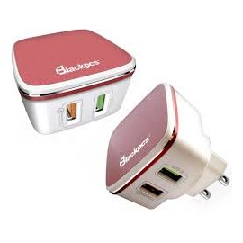 CARGADOR BLACKPCS CARGA RAPIDA ESH062-P 3.0 2 PUERTOS