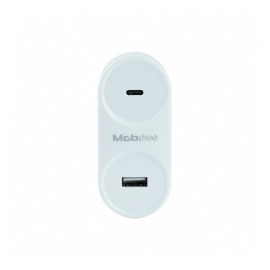 CARGADOR MOBIFREE UPFREE P/PARED USB-TIPO C BLANCO, MB-923354