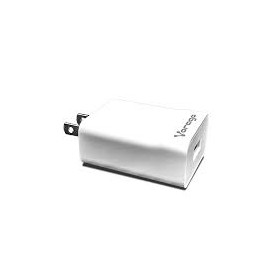 CARGADOR VORAGO P/PARED CARGA RAPIDA AU-302-WH 3.0A 1 USB BLANCO