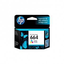 CARTUCHO HP 664 F6V28AL, 100 PAG, TRICOLOR