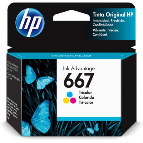 CARTUCHO HP 667 3YM78AL TRICOLOR