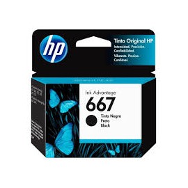 CARTUCHO HP 667 3YM79AL NEGRO
