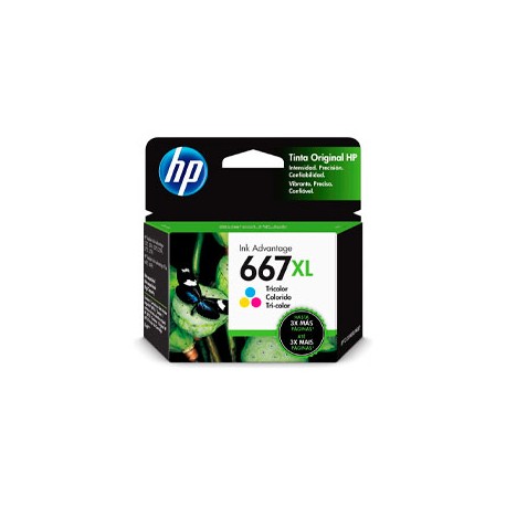 CARTUCHO HP 667XL 3YM80AL TRICOLOR