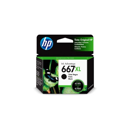 CARTUCHO HP 667XL 3YM81AL NEGRO