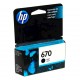CARTUCHO HP 670 CZ113AL NEGRO