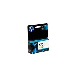 CARTUCHO HP 670 CZ116AL AMARILLO