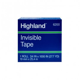 CINTA 3M 6200 INVISIBLE HIGHLAND .19X33M