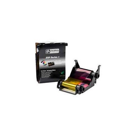 CINTA ZEBRA YMCKO PARA SERIE ZXP 1, 100 IMPRESIONES, 800011-140
