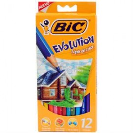 COLORES BIC EVOLUTION C/12 COLORES