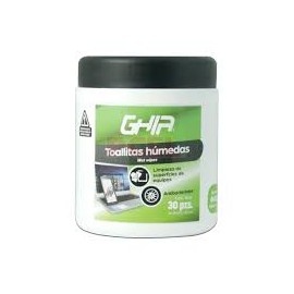 COMPUTOALLAS GHIA TOALLAS HUMEDAS ANTIBACTERIALES C/30