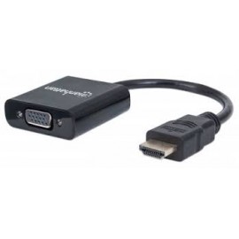 CONVERTIDOR MANHATAN HDMI A VGA NEGRO 151436