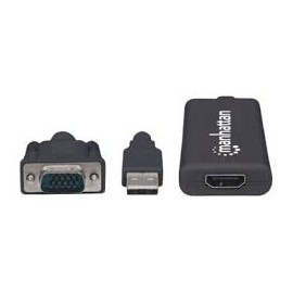 CONVERTIDOR MANHATAN VGA+AUDIO USB A HDMI 152426