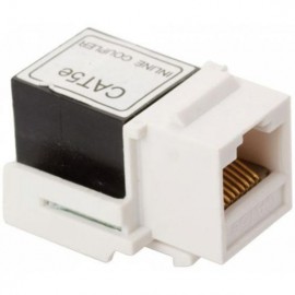 COPLE JACK A JACK RJ45 DE 8 CONTACTOS CAT 5E, TIPO KEYSTONE,350-032