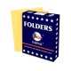 FOLDER NASSA PREMIUM CARTA CANARIO C/100 PIEZAS PC1005
