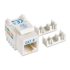 JACK INTELLINET CAT6 DE IMPACTO BLANCO