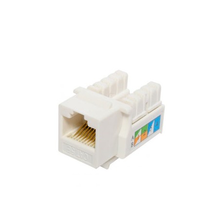 JACK UTP RJ45 XCASE CAT 5E, TIPO KEYSTONE, BLANCO, ACCREDKE01