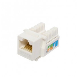 JACK UTP RJ45 XCASE CAT 5E, TIPO KEYSTONE, BLANCO, ACCREDKE01, C/10