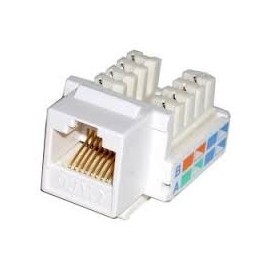 JACK UTP RJ45 XCASE CAT 5E, TIPO KEYSTONE, BLANCO, ACCREDKE04