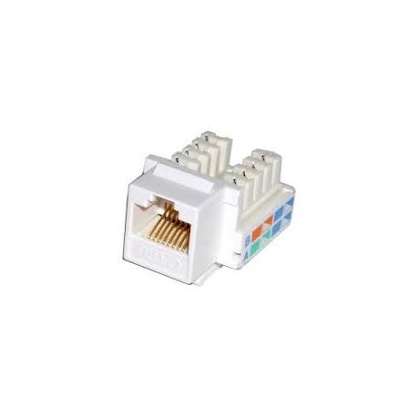 JACK UTP RJ45 XCASE CAT 5E, TIPO KEYSTONE, BLANCO, ACCREDKE04