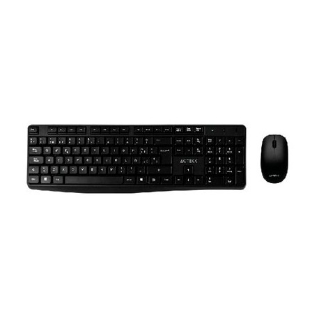 KIT DE TECLADO Y RATON ACTECK KT25 INALAMBRICO NEGRO AC-931755