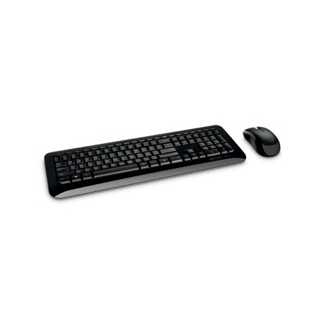 KIT DE TECLADO Y RATON MICROSOF WIRELESS DESKTOP 850, INALAMBRICO, NEGRO, PY9-00004