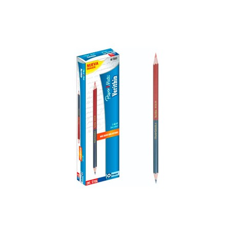 LAPIZ BEROL BICOLORO ROJO/AZUL VERITHIN C/12