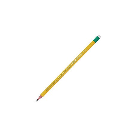 LAPIZ BIC EVOLUTION HEXAGONAL RESINA AMARILLO