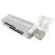 LECTOR USB BROBOTIX TODO EN UNO METALICO PLATA 180420P
