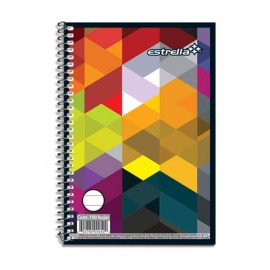 LIBRETA ESTRELLA 1/8 ESPIRAL RAYA 100 HOJAS