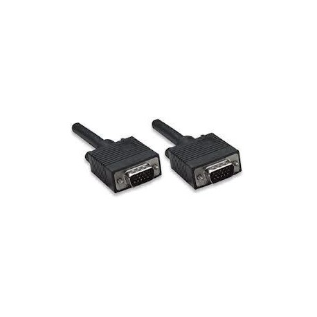 MANHATTAN CABLE PARA MONITOR SVGA 8MM, VGA (D-SUB) MACHO - VGA (D-SUB) MACHO, 30 METROS, NEGRO,337342