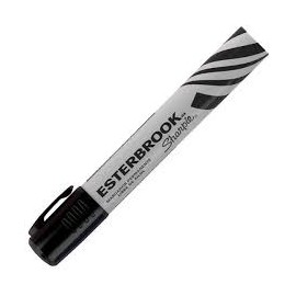 MARCADOR PERMANENTE ESTERBROOK NEGRO