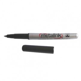 MARCADOR PERMANENTE METALINK PLATEADO