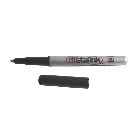 MARCADOR PERMANENTE METALINK PLATEADO