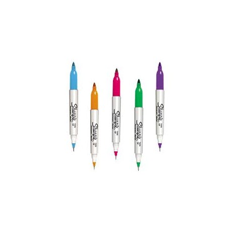 MARCADOR SHARPIE TWIN 2 EN 1 VARIOS COLORES  27008616183