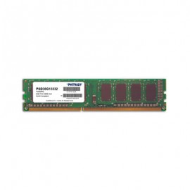 MEMORIA PATRIOT SIGNATURE DDR3, 1333MHZ, 8GB, NON-ECC, CL9, PSD38G13332