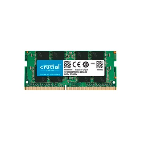 MEMORIA SODIMM CRUCIAL 16GB DDR4 2666MHZ CL19 CT16G4SFS8266