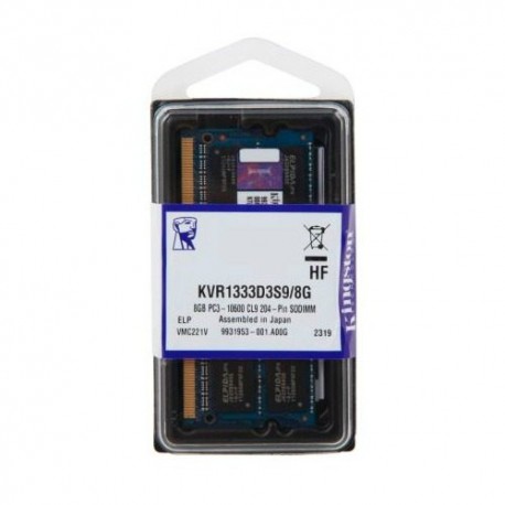 MEMORIA SODIMM KINGSTON DDR3 10600 8GB
