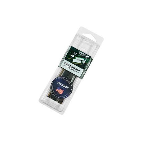 MEMORIA SODIMM PATRIOT SIGNATURE 8GB DDR4 2666MHZ CL19 PSD48G266681S