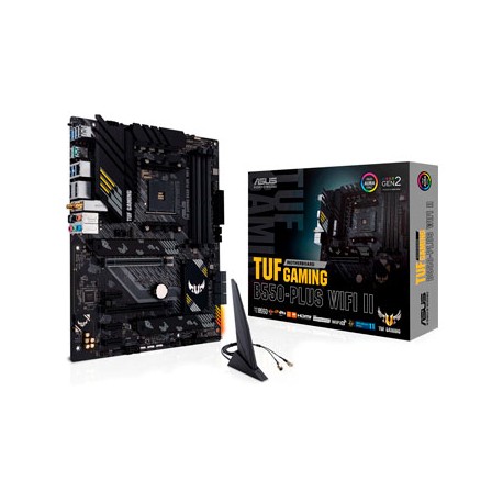 MOTHERBOARD ASUS TUF GAMING B550-PLUS WIFI II ATX S-AM4 128GB DDR4 HDMI AMD, 90MB19U0-MVAAY0