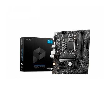 MOTHERBOARD MSI B560M-A PRO, S-1200, 64GB, DDR4, VGA/HDMI, INTEL, B560M-A PRO
