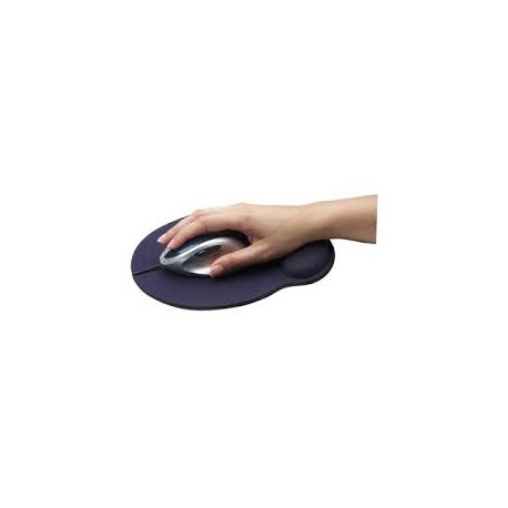 MOUSE PAD ERGONOMICO MANHATTAN DESCANSA MUÑECAS DE GEL, AZUL, MAN-434386