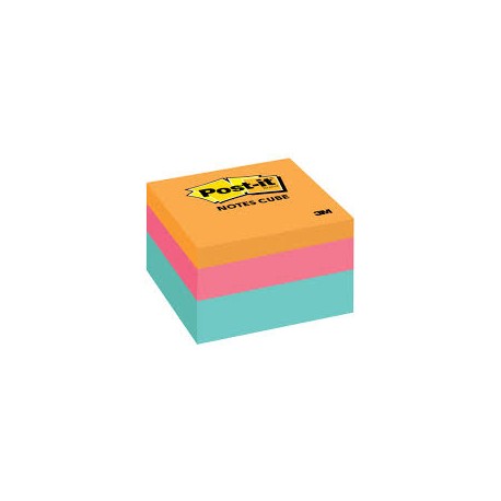 NOTAS 3X3" POST IT 2018 CUBO PASTEL 430 HJS