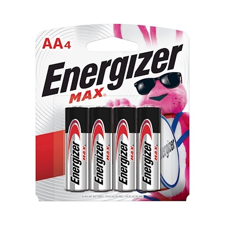 PAQUETE DE PILAS ENERGIZER AA C/4 PILAS