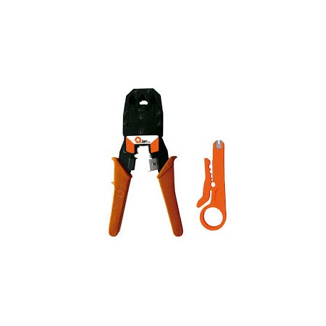 PINZA QIAN PONCHADORA BAGONG RJ45/RJ11/RJ12 QAP-37401