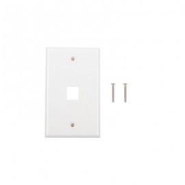 PLACA DE PARED LINKEDPRO RJ-45, 1 PUERTOS, BLANCO, LP-FP-16