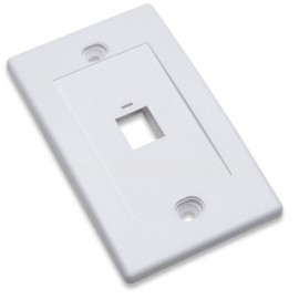 PLACA DE PARED XCASE PARA 1 CONECTOR RJ45